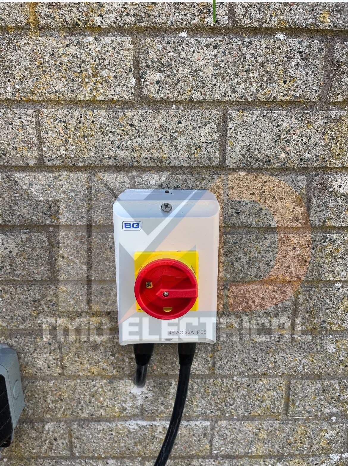 Rotary isolator switch installed by TMD Electrical